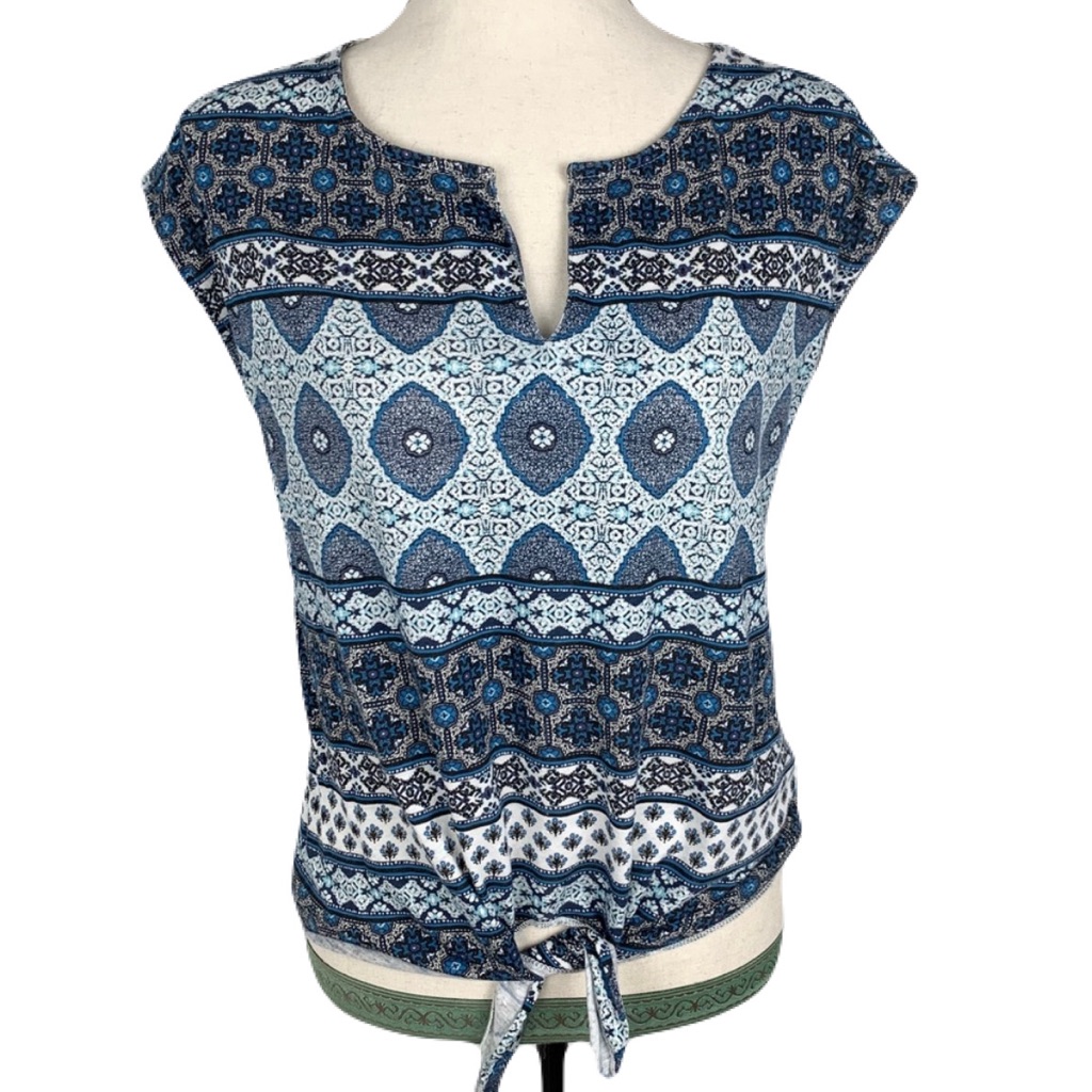 Lucky Brand Knot Front Tee Shirt